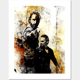 Rick Grimes Eclipse Posters and Art